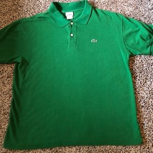 Green Men’s Lacoste polo